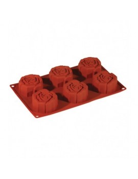 Moule silicone 6 Roses...