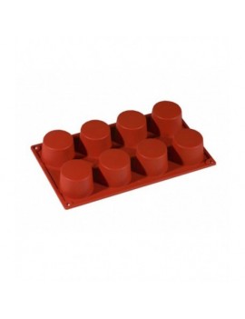 Moule silicone 8 Cylindres