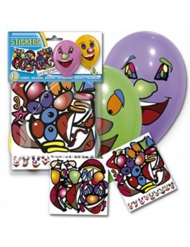 Ballon Latex avec Stickers